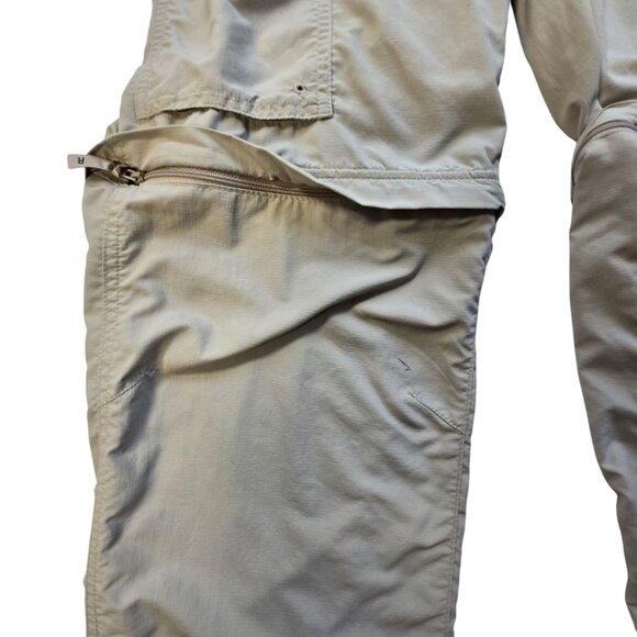 Columbia Womens PFG Omni-Shade Convertible Cargo Hiking Pants 12 Short - Picture 6 of 16